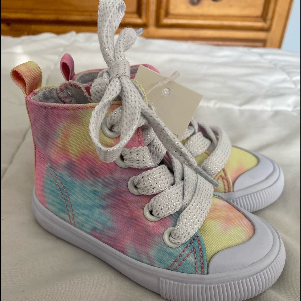 Cat & Jack Tie Dye High Top Sneakers